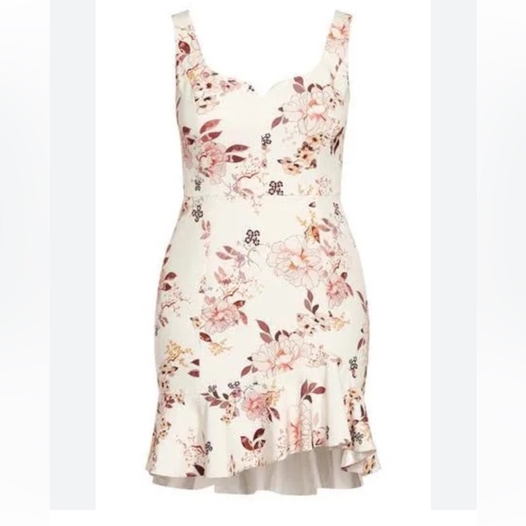 City Chic Imperial Floral Mini Dress - Picture 2 of 4